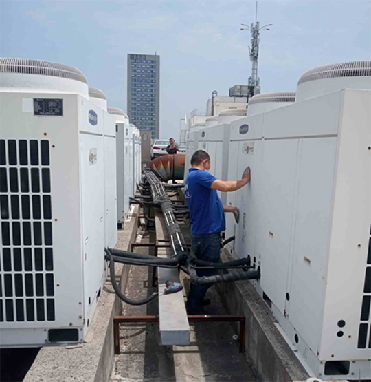 老边中央空调制热和不制冷系统维修方法